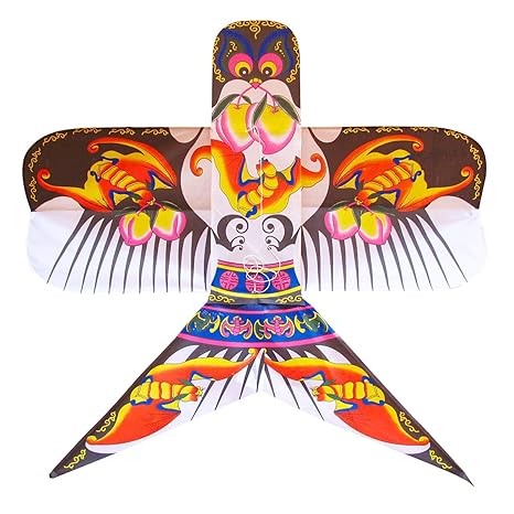 小鸡啄米传统竹制手工大沙燕子风筝礼盒装(洪