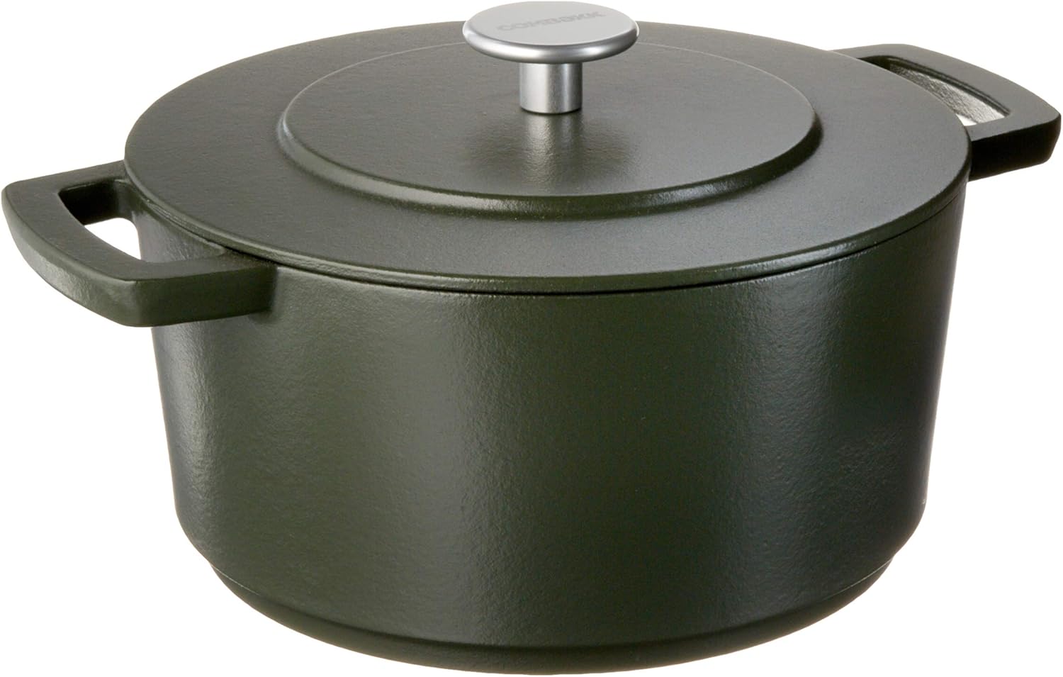 combekk railway 再生珐琅铸铁 4.25 夸脱荷兰锅,绿色,24.13 cm