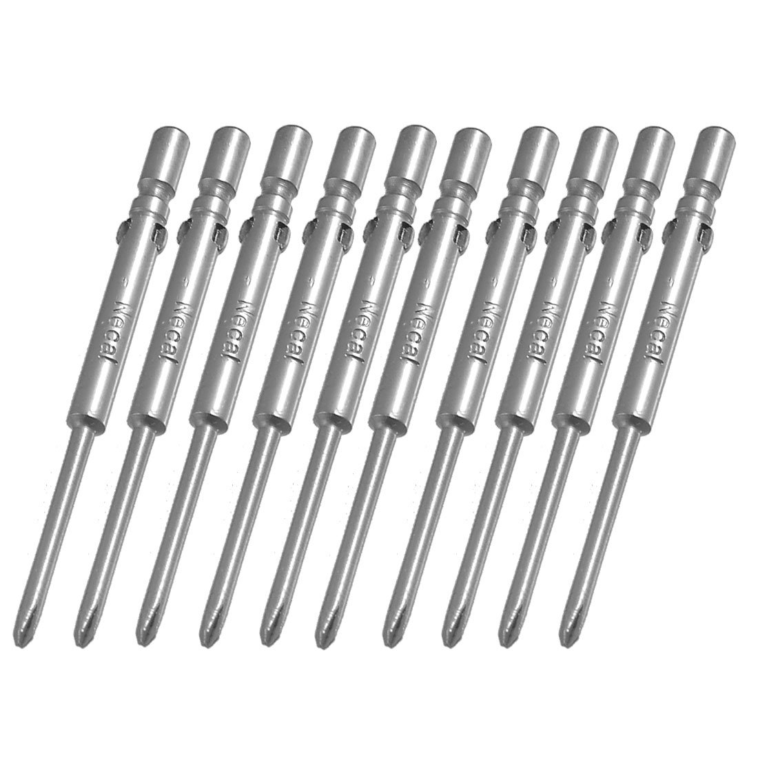 灰色磁性 4mm x 60mm x 2mm philips pho 螺丝刀头 10 个