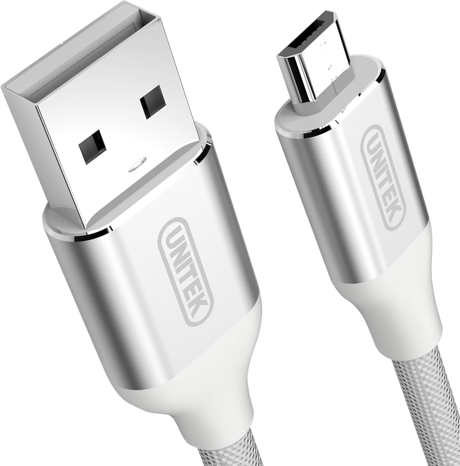 unitek y-c4026asl premiumcable microusb 尼龙 银