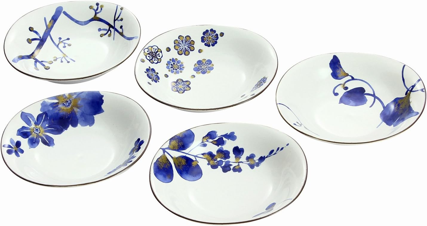 陶瓷蓝小碗 蓝色 18.4×17×h4.4cm