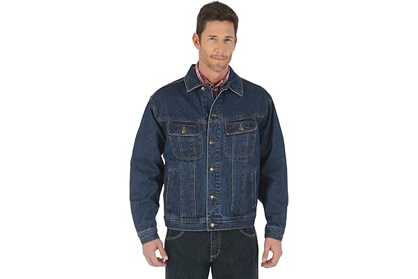 wrangler rugged wear系列 男士无衬里牛仔夹克 【wrangler】 服饰