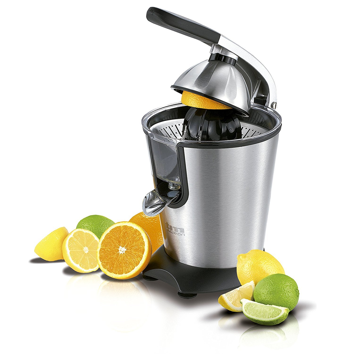 tm electron tmpex010电动柑橘榨汁机带不锈钢外壳, 160 w, 灰色