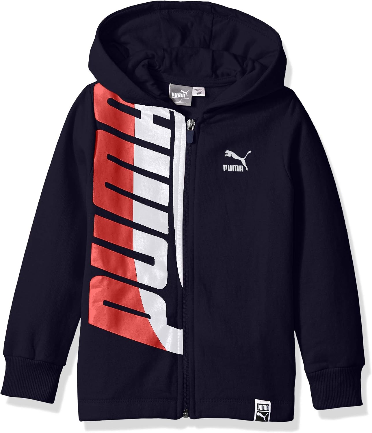 puma 男童全拉链羊毛连帽衫 【puma 彪马】 服饰箱包 - 亚马逊中国