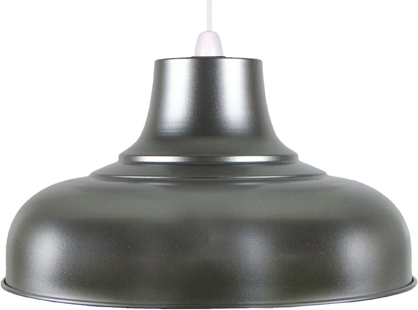 loxton lighting 土星金属灯罩吊坠,大号,16 英寸 银色 sp700all