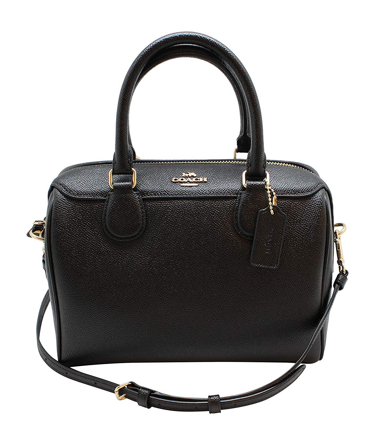 蔻驰(coach)迷你黑色波士顿水桶包