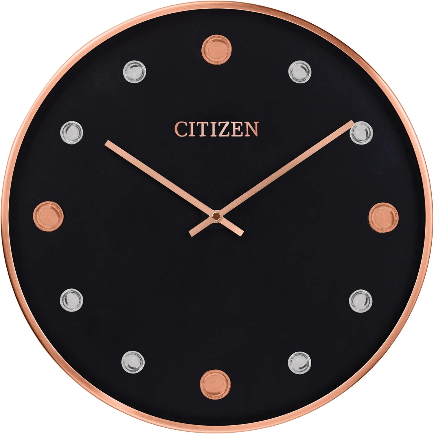citizen gallery 玫瑰金圆形挂钟 cc2028 【citizen 西铁城】 价格