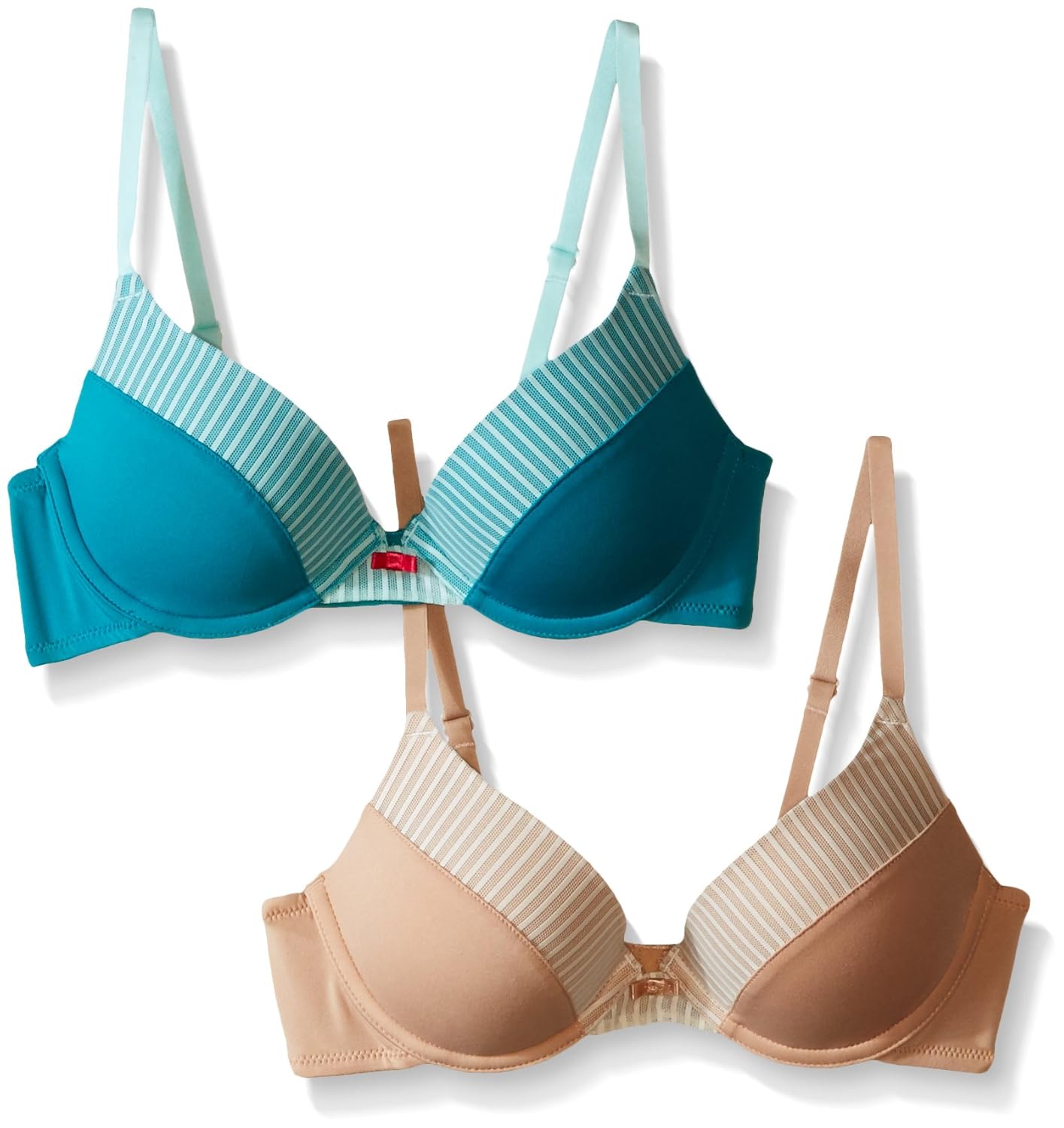 steals t 恤聚拢2件装文胸75757 peacock feather/vass latte 36a