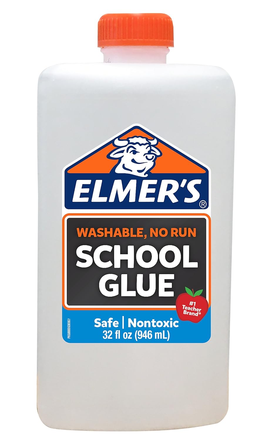 elmers liquid school glue, white, washable, 32 ounces - great