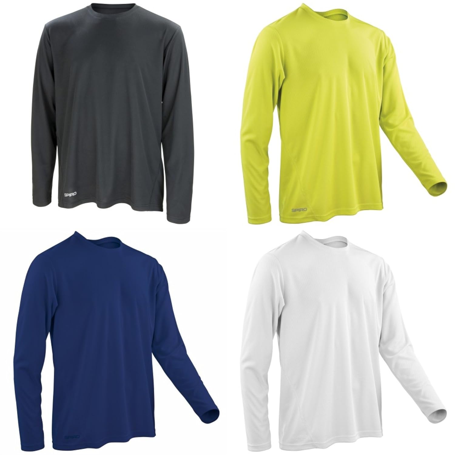 spiro 男士quick-dry长袖速干运动t恤