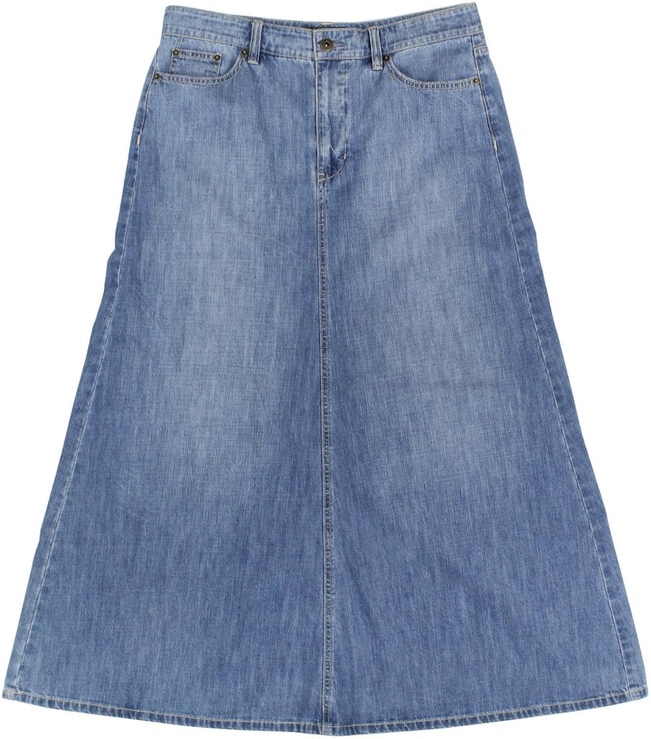 lauren ralph lauren womens a-line denim skirt 白色 12
