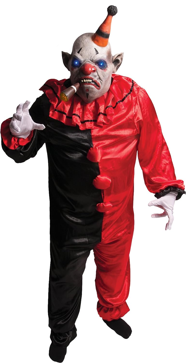morbid enterprises smokey the 小丑服装套装 red/black/grey/white