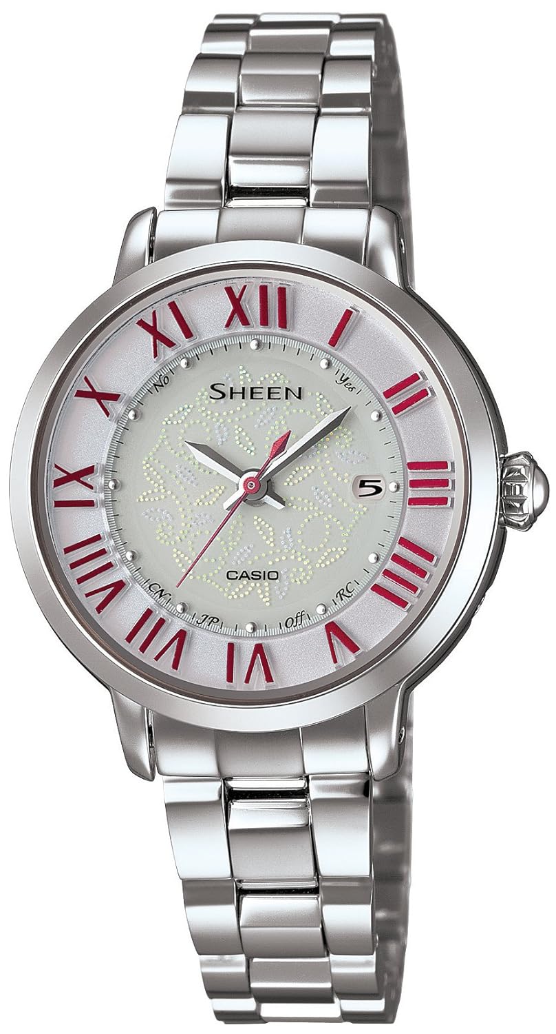 casio卡西欧 腕表 sheen floating index series 太阳能电波腕表 shw