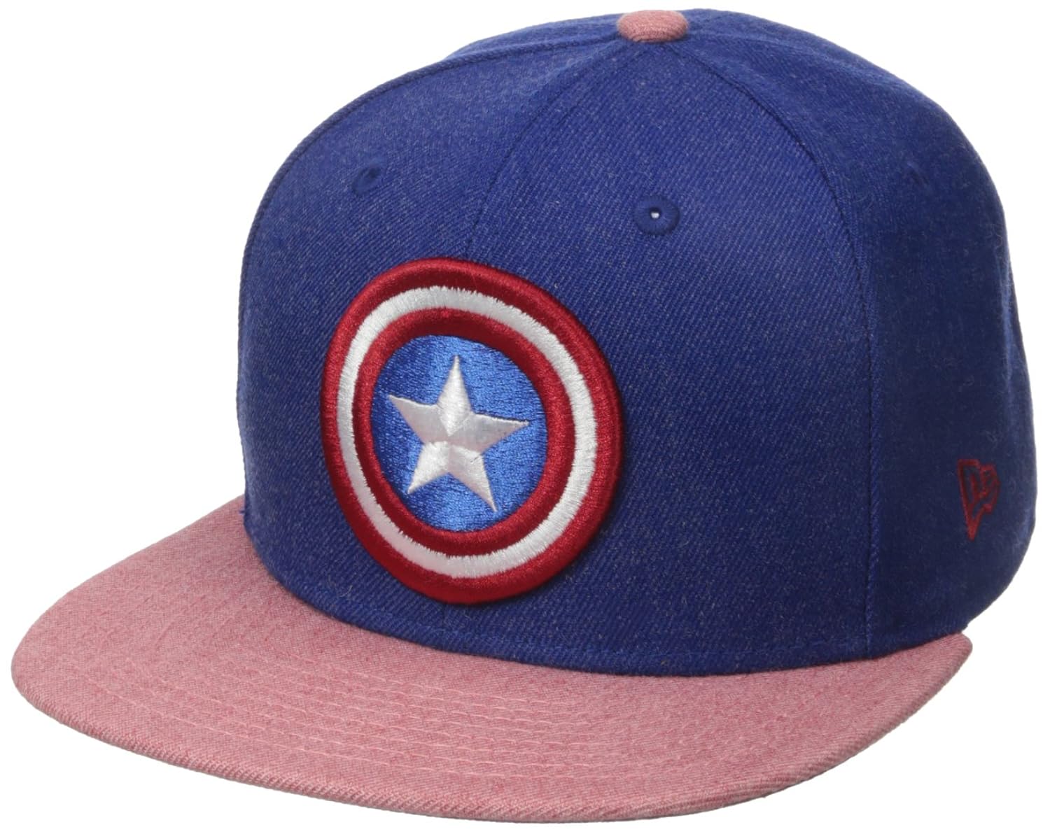 new era 帽男式 hero 浅2美国队长9 fifty 平舌帽 蓝/红 one size