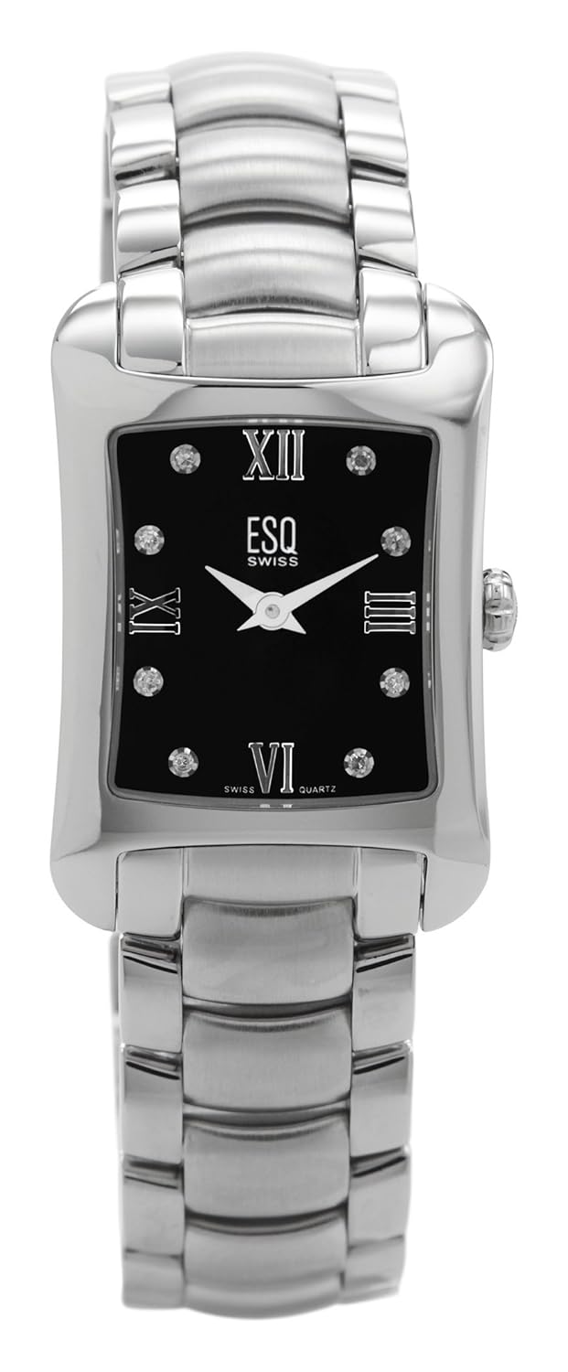 esq movado 女式7101198 verona 不锈钢手链手表