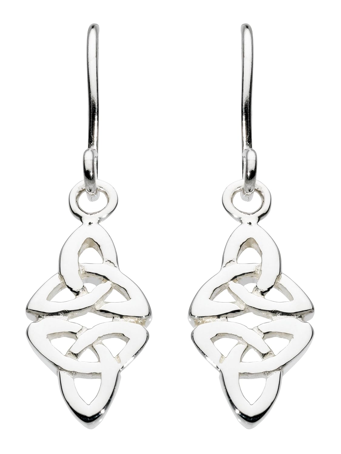 遗产女式标准纯银凯尔特双 trinity 耳坠6216hp