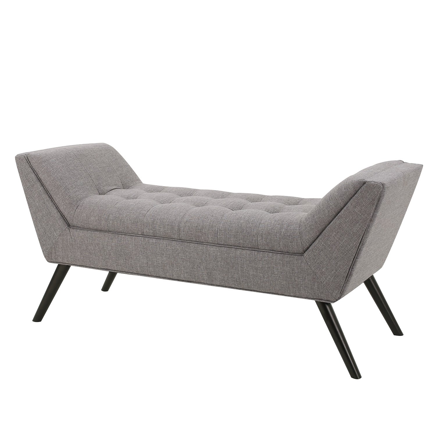 百伽 美亚同款卧室床尾凳客厅玄关换鞋凳布艺沙发椅休闲坐凳子57925