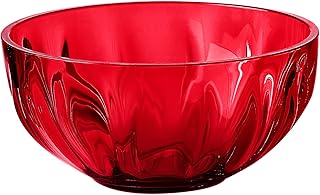 guzzini aqua bowl 透明红 extra large, 169-ounce capacity