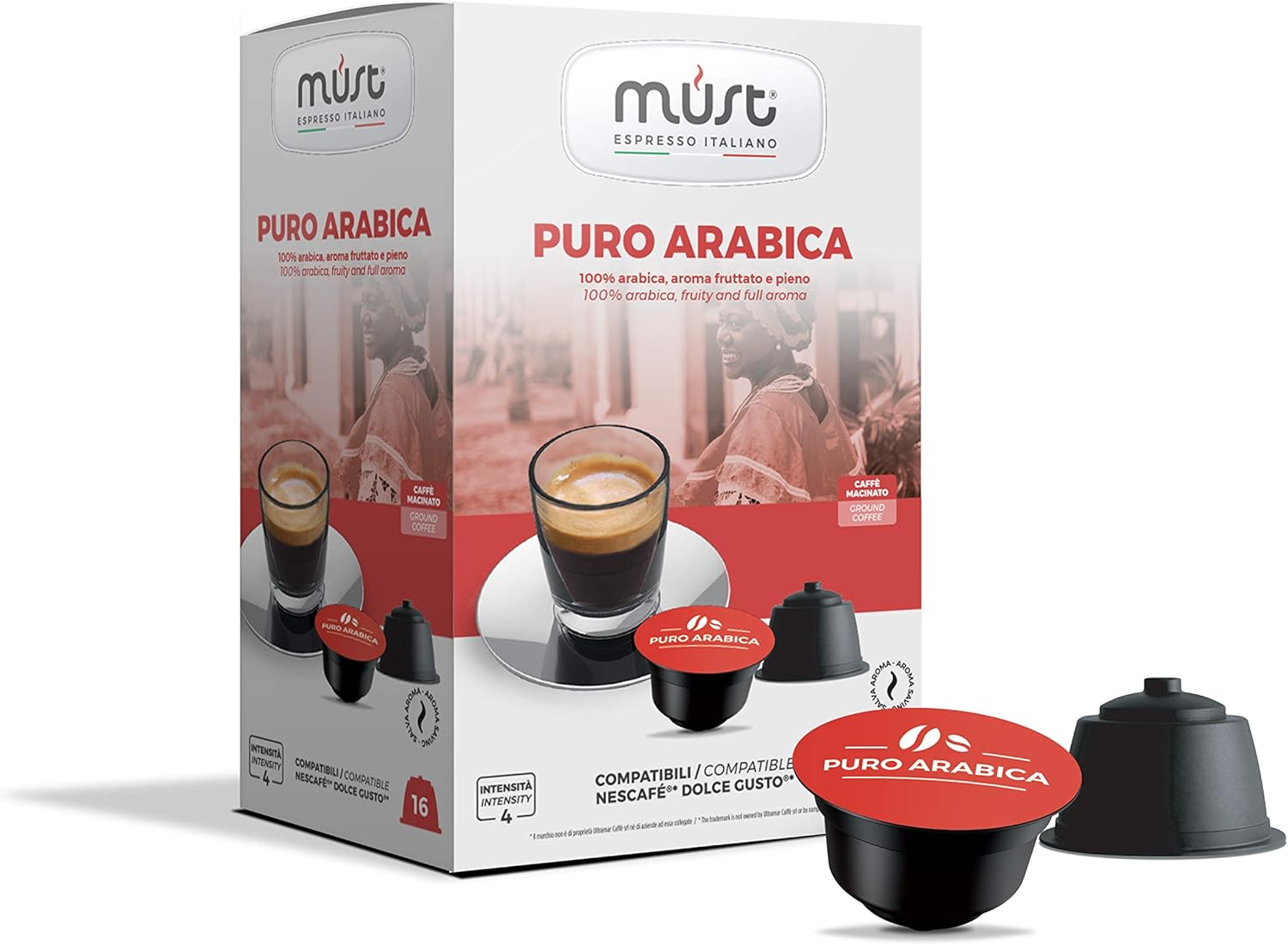 must espresso 普罗阿拉比卡咖啡胶囊 - dolce gusto兼容, 96-粒