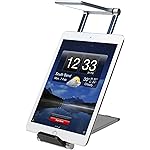 CTA 数字可折叠 LED 台灯支架，适用于长度*大为 11.25 英寸的智能手机和平板电脑 PAD-FLD