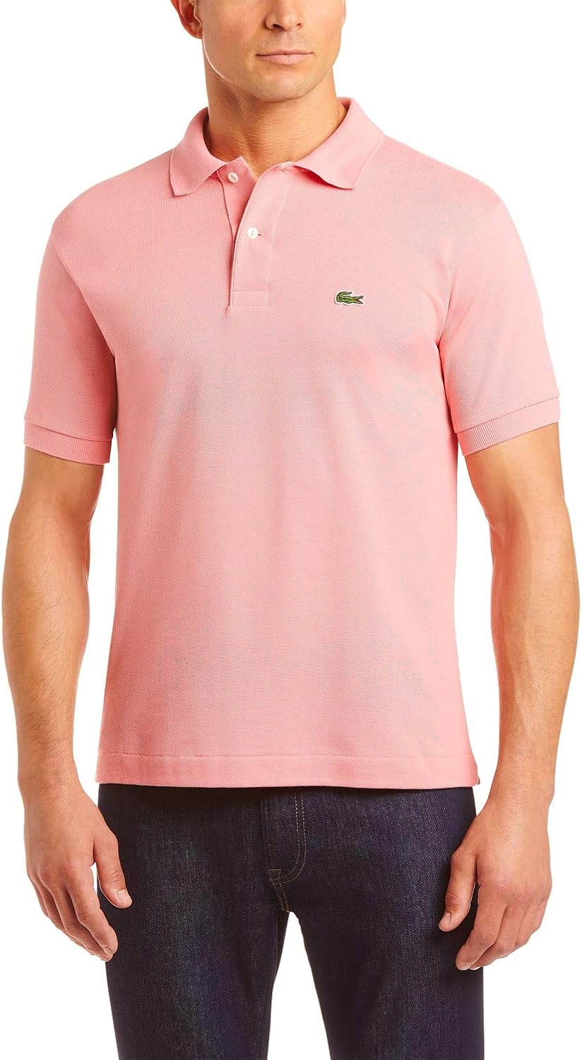 lacoste 鳄鱼 l.12.12 男式凸纹布 polo 衫 - 过去季节 公主粉色 6