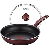 Supor 苏泊尔溢彩系列火红点煎锅(玻璃盖)PJ26K4(把手部位随机发货) 厂家直送