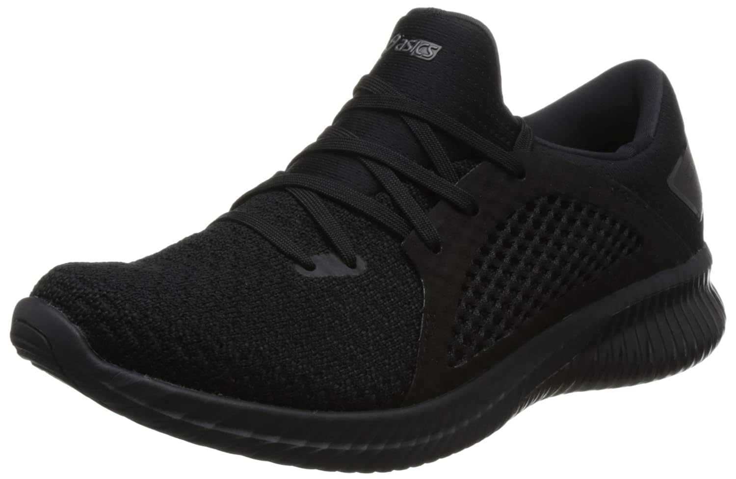 asics 亚瑟士 男 跑步鞋 gel-kenun knit mx 1021a025-001 黑色/黑色