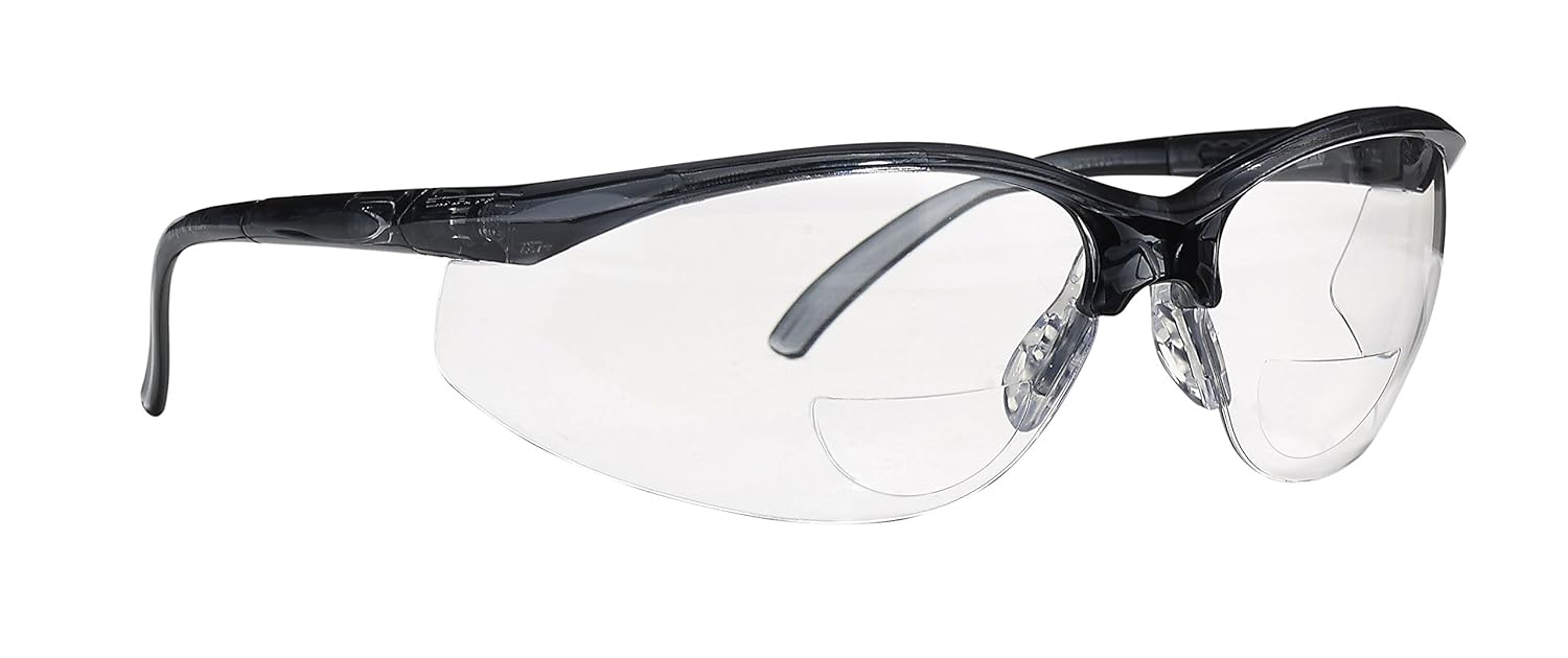 dynamic safety ep400tgc20 renegade 阅读器半透明灰色*眼镜,带透明