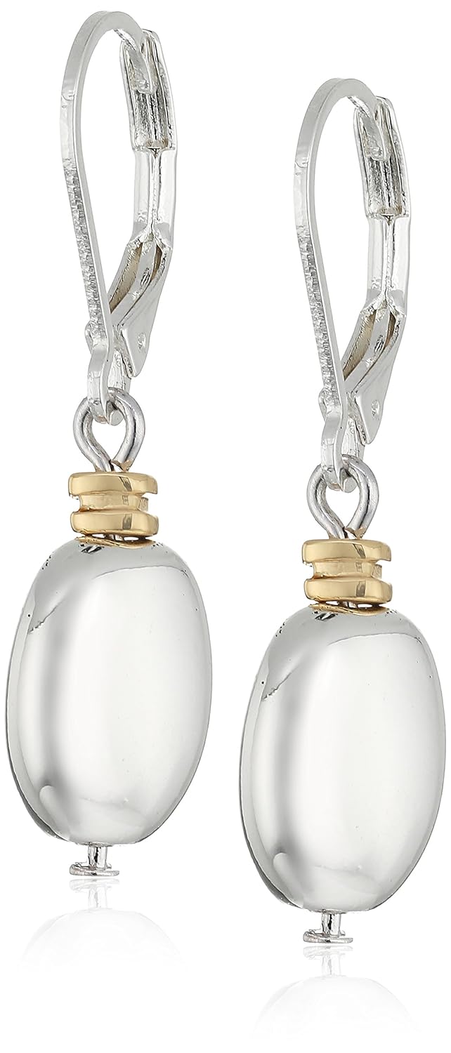 napier 双色杠杆耳坠-珠宝首饰-亚马逊中国