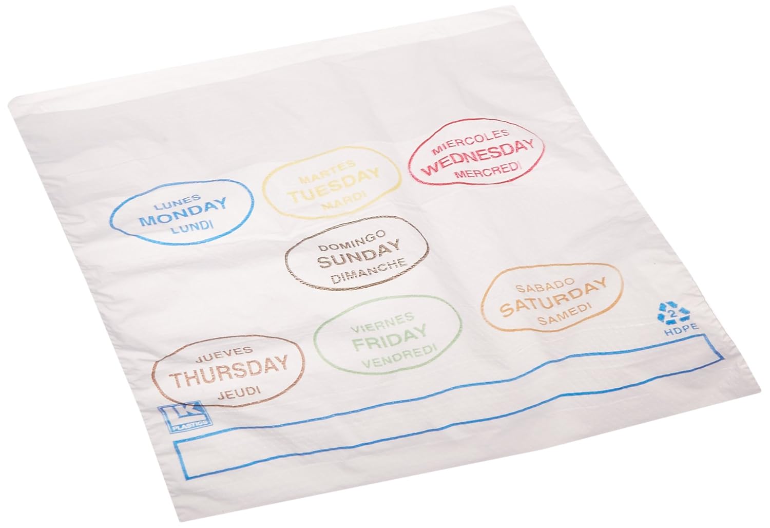 elkay plastics pcad6507 portion control saddle pack bags printed