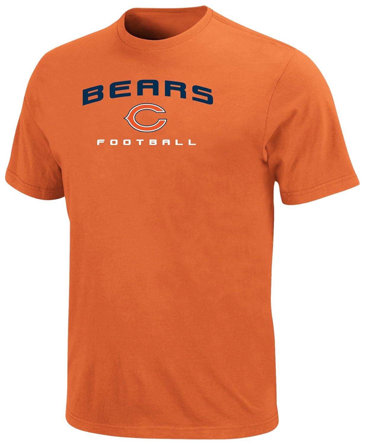 nfl 男式芝加哥熊 line of scrimmage v dark 橙色短袖圆领 t 恤 dark