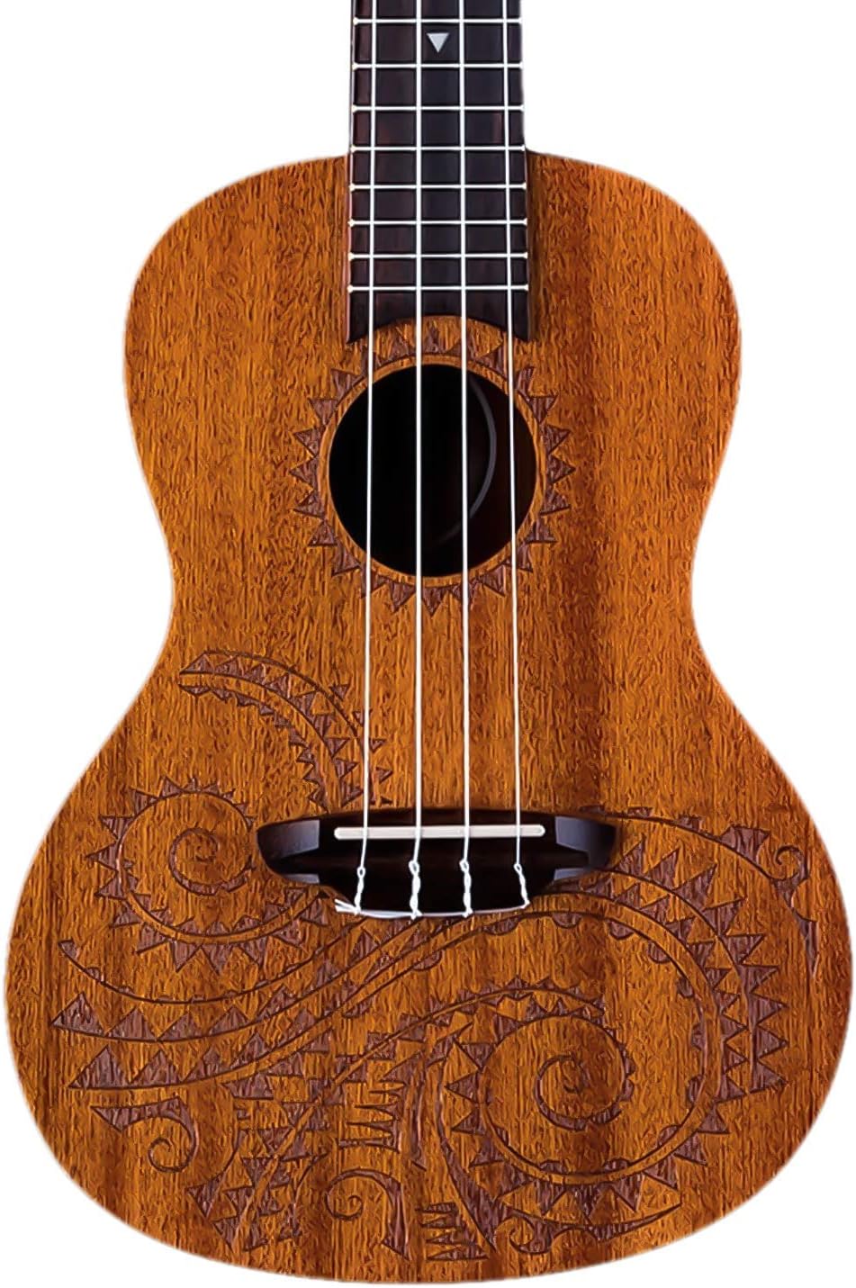 luna guitars uketcspr 纹身音乐会云杉尤克里里里琴,带琴包uketcmah