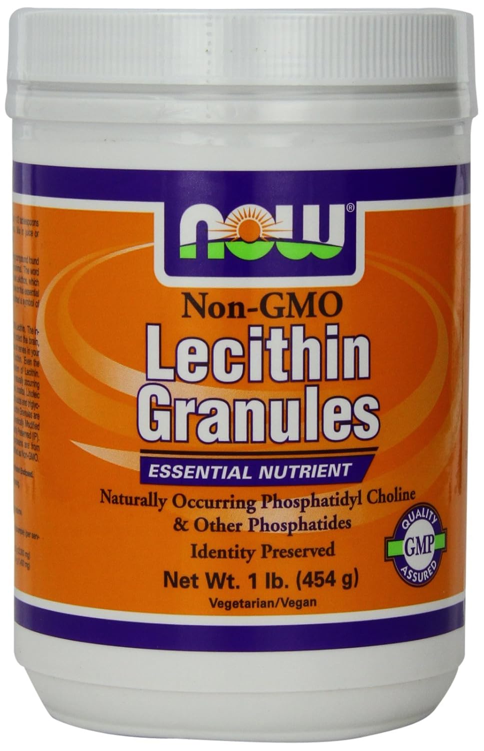 now foods lecithin granules, nge, 1 pound