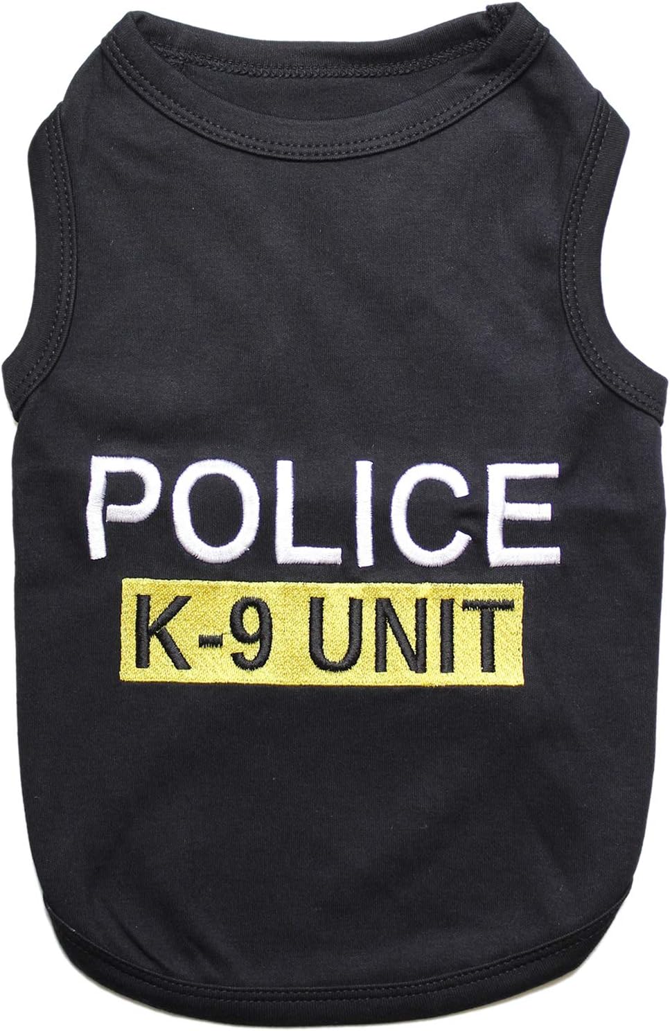 宠物服装狗 police t 恤 黑色 大