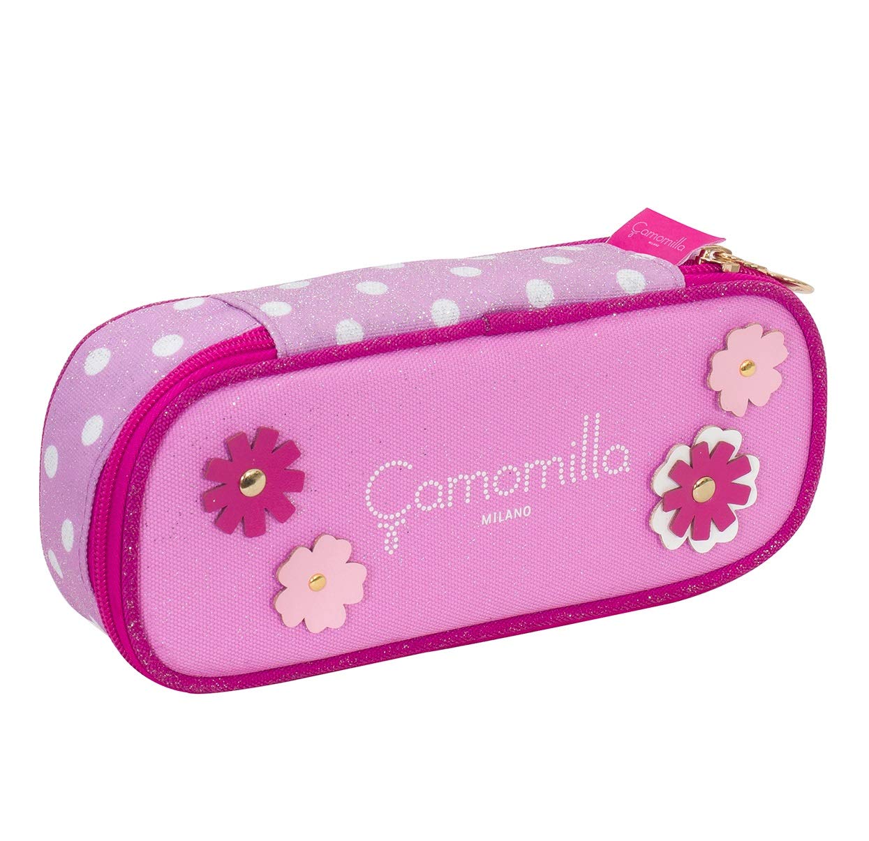 seven bustina round plus camomilla 铅笔盒,23 厘米 粉色(玫瑰色)