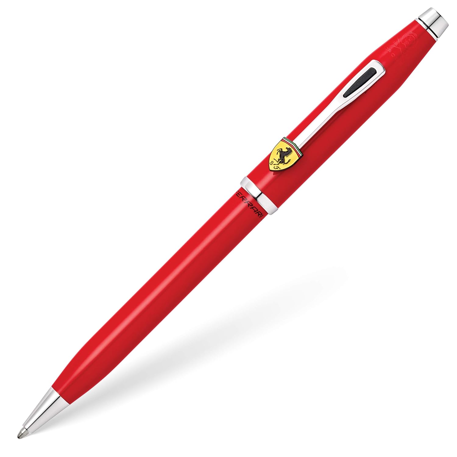 ii collection scuderia ferrari 亮面黑色清漆笔 ballpoint pen red