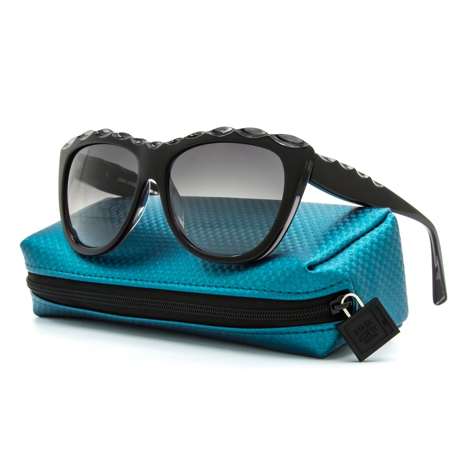 alain mikli 太阳镜 al 1408 0101 黑色镜框/灰色渐变镜片