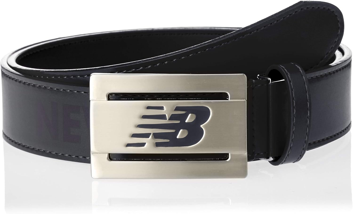 [新百伦 高尔夫] [中性] 皮带 光滑皮革 标志压花(全长:110cm 带宽:35