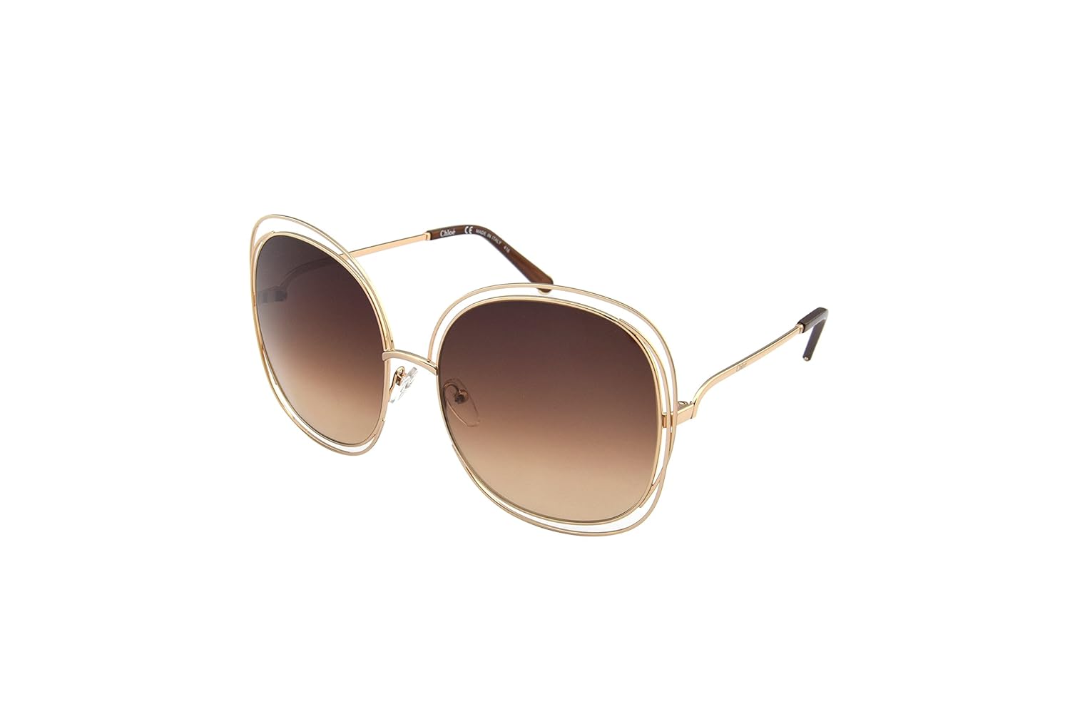 chloe 蔻依 太阳镜126s-784-62 金色(进口)(亚马逊自营商品, 由供应商