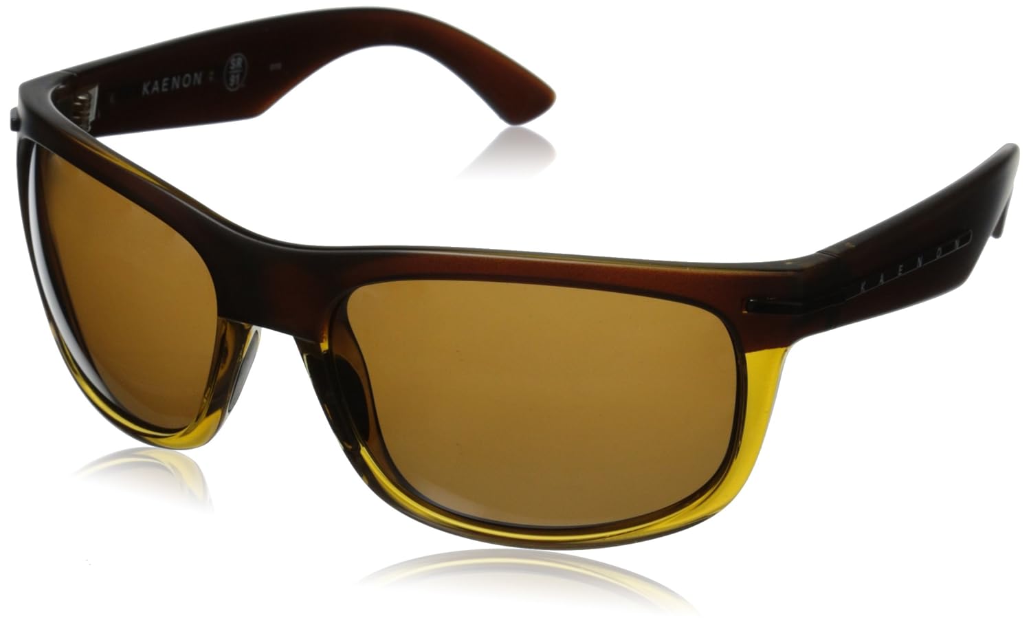 kaenon mens burny polarized rectangular sunglasses