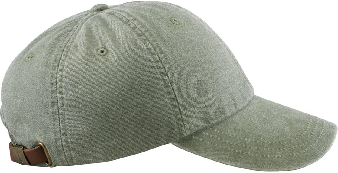 adams 6 片式低调水洗颜料染色帽子