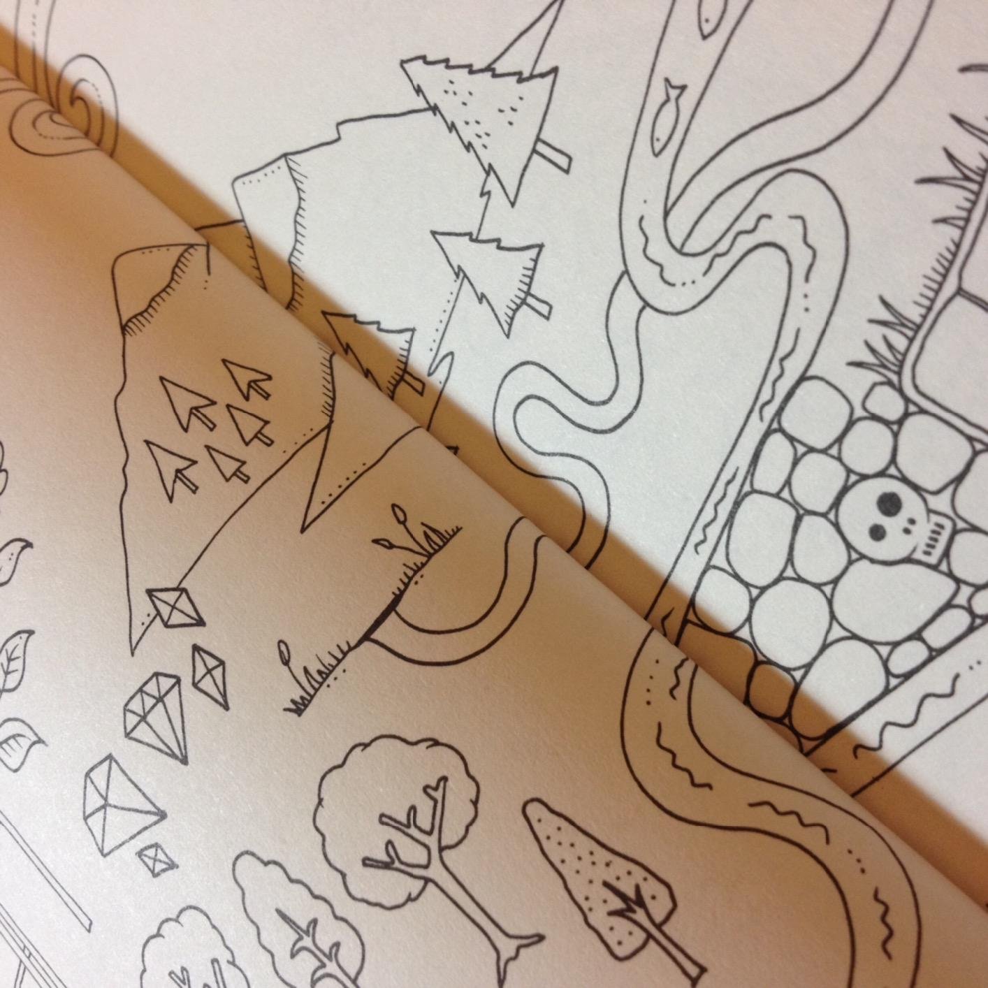 《秘密花园2:魔法森林》 乔汉娜·贝斯福 (johanna basford)【摘要