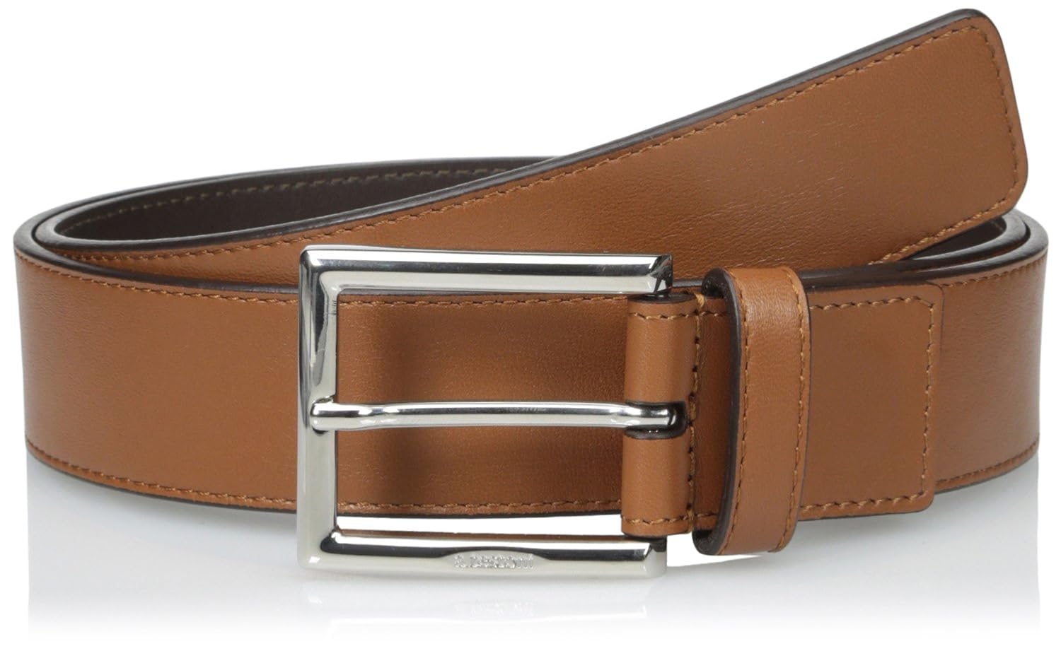 a . testoni 男式2877 sport 软羊革皮带 焦糖色 42