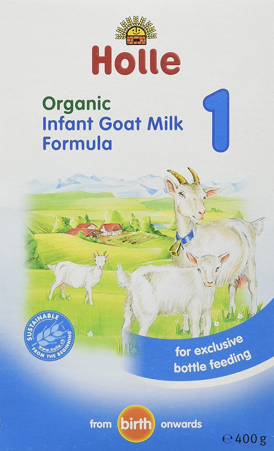 holle infant formula 1 goat milk 400 g (pack of 4)