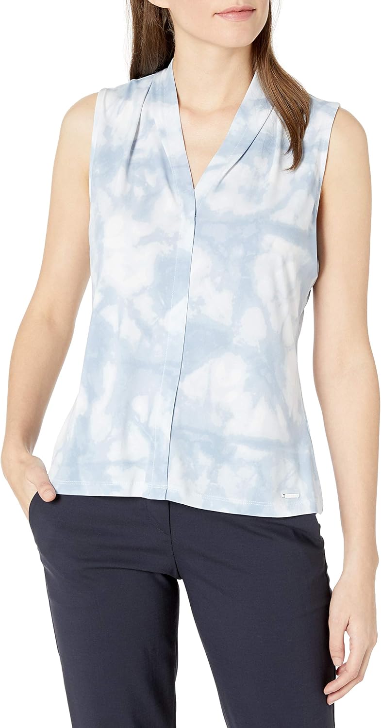 calvin klein 女士 v 领吊带衫