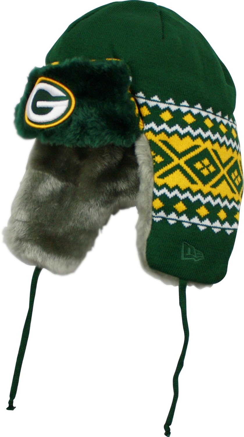 nfl green bay packers team trapper 针织帽