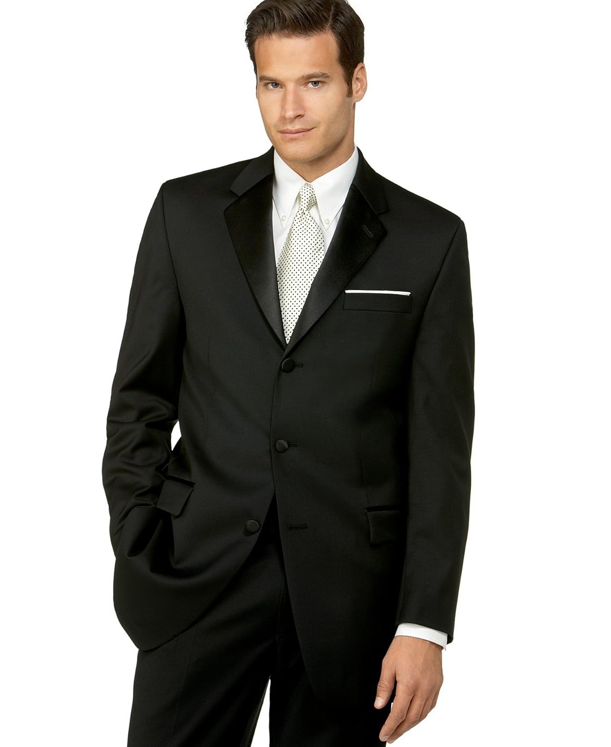 calvin klein 西装纯黑色羊毛新款男式燕尾服休闲西装