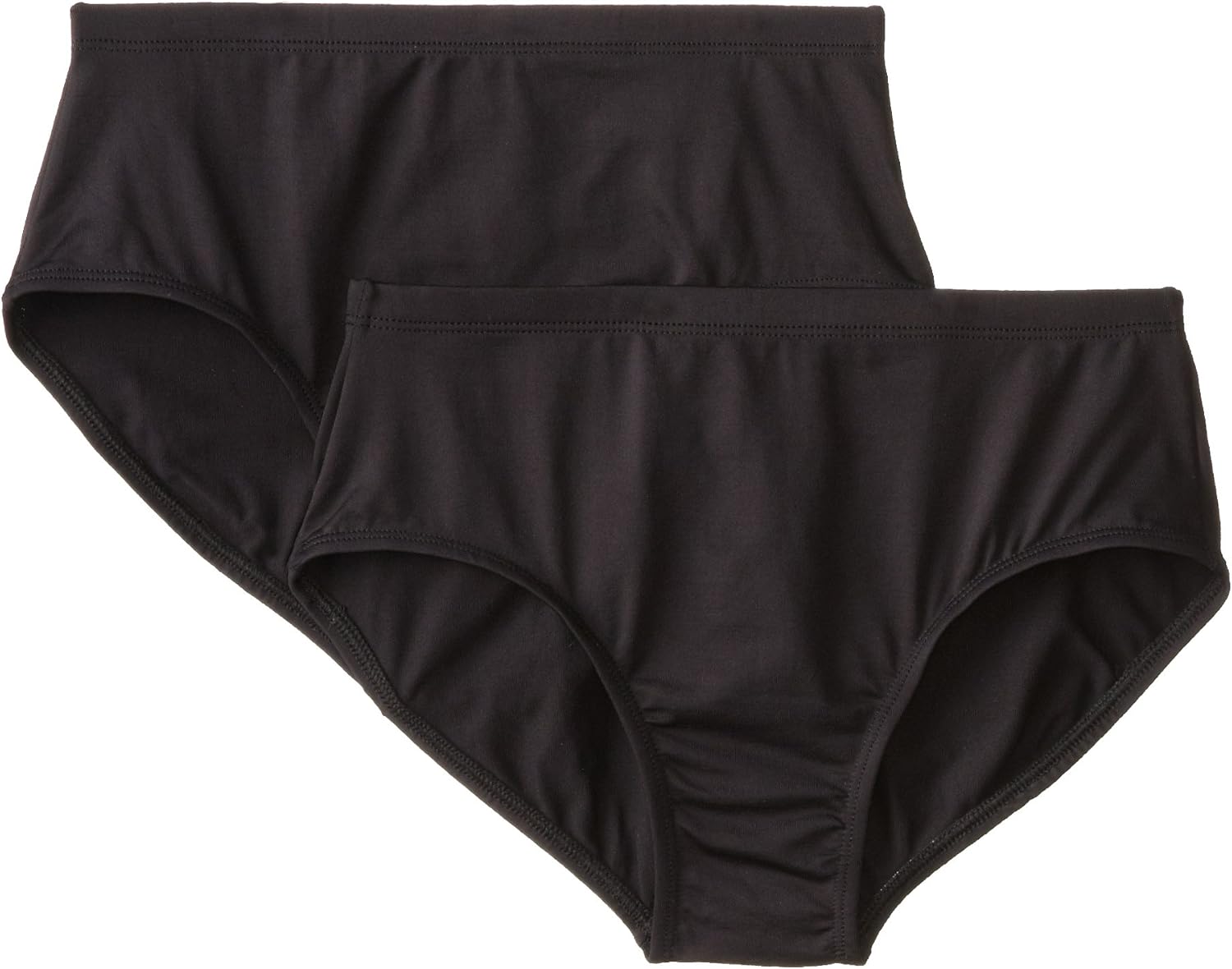 clementine 大女孩女孩运动内裤2件装 黑色 8-10