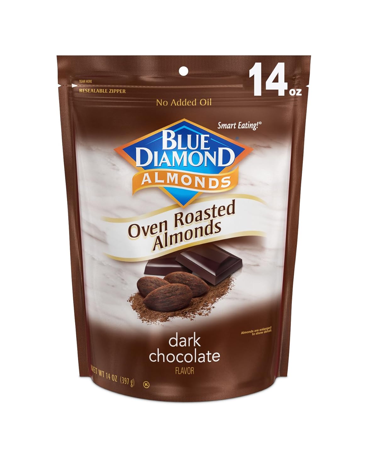 blue diamond almonds, natural oven roasted almonds, dark