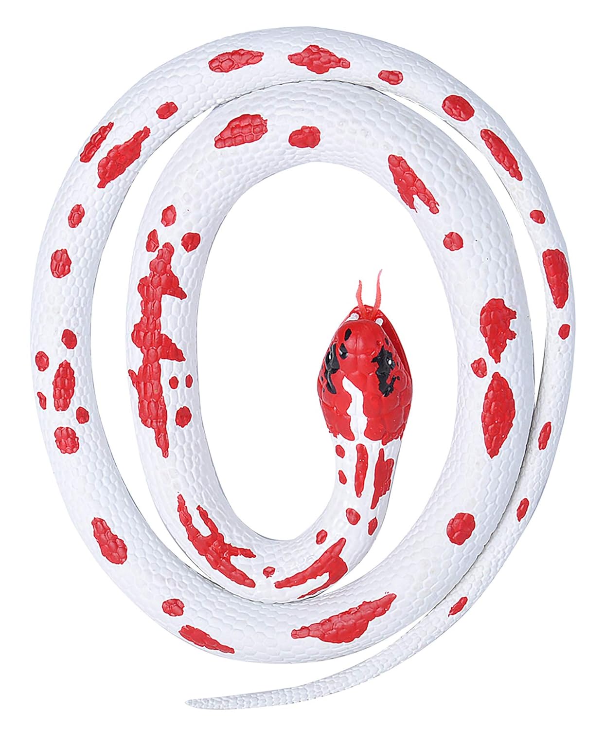 wild republic 20778 mountain boa 橡胶蛇,白色/红色,117 厘米